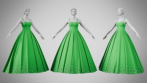 Dress 49 Super Green