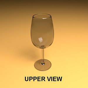 3d model wine glass