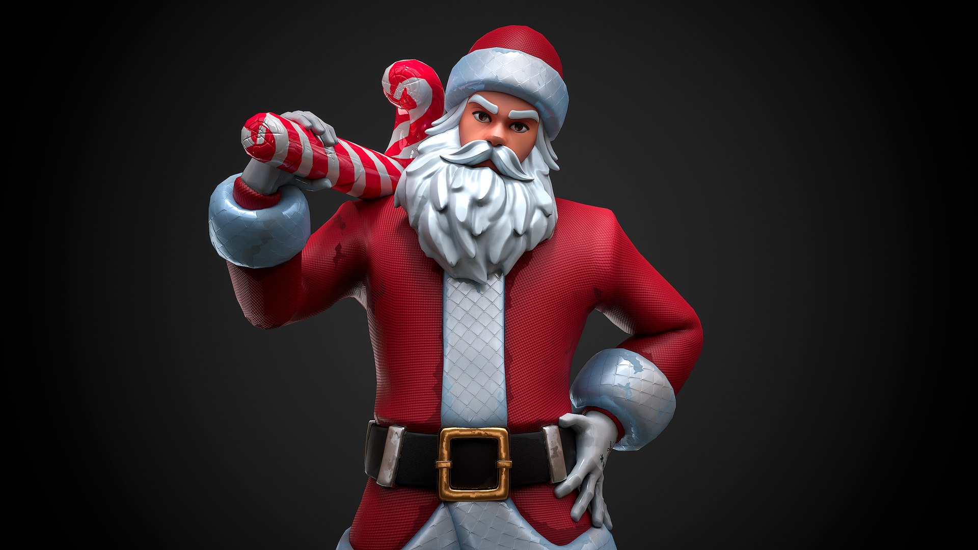3D Stylized Santa Character Model - TurboSquid 2460029
