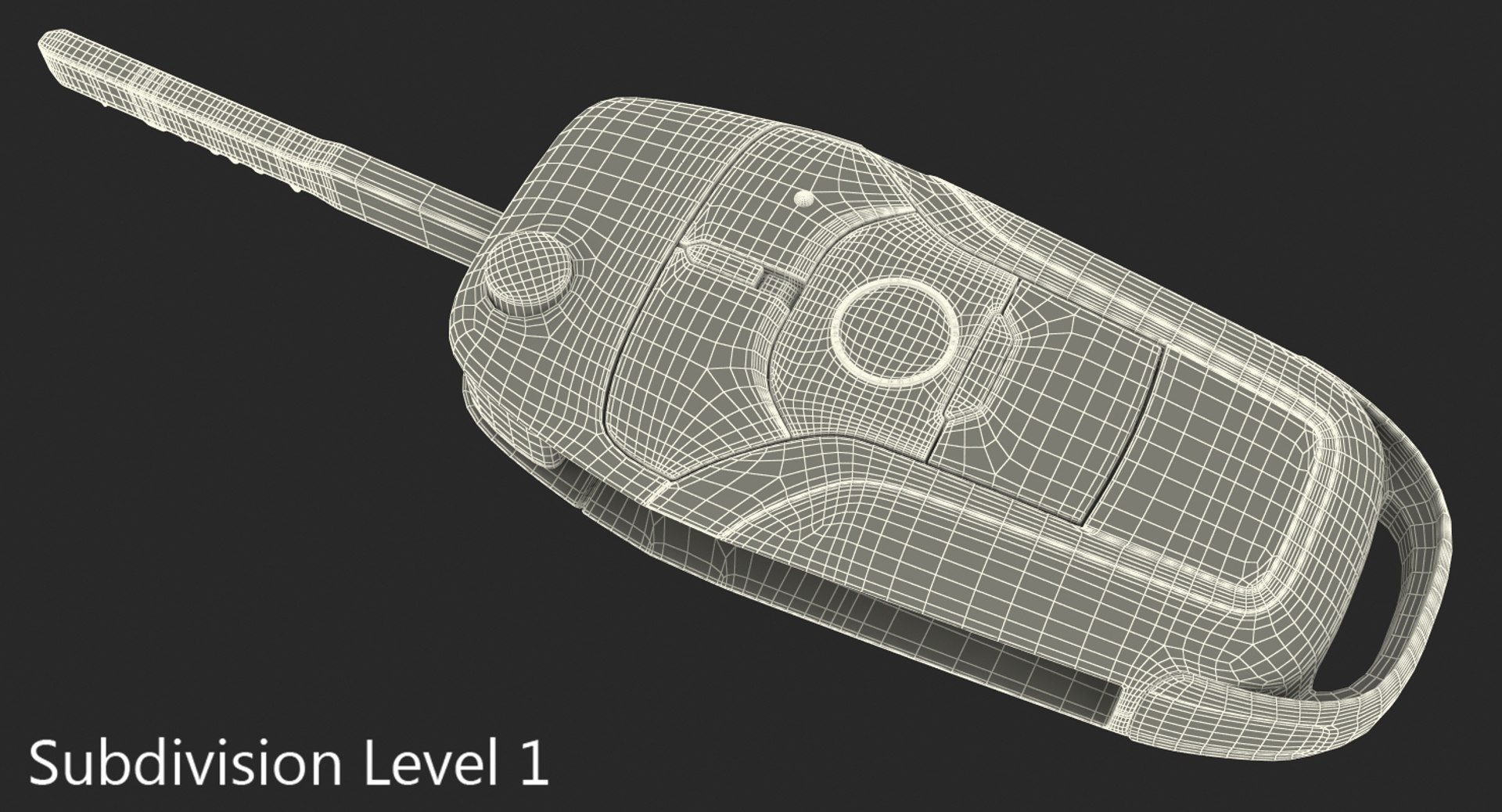 Car Flip Key 3D Model - TurboSquid 1299368