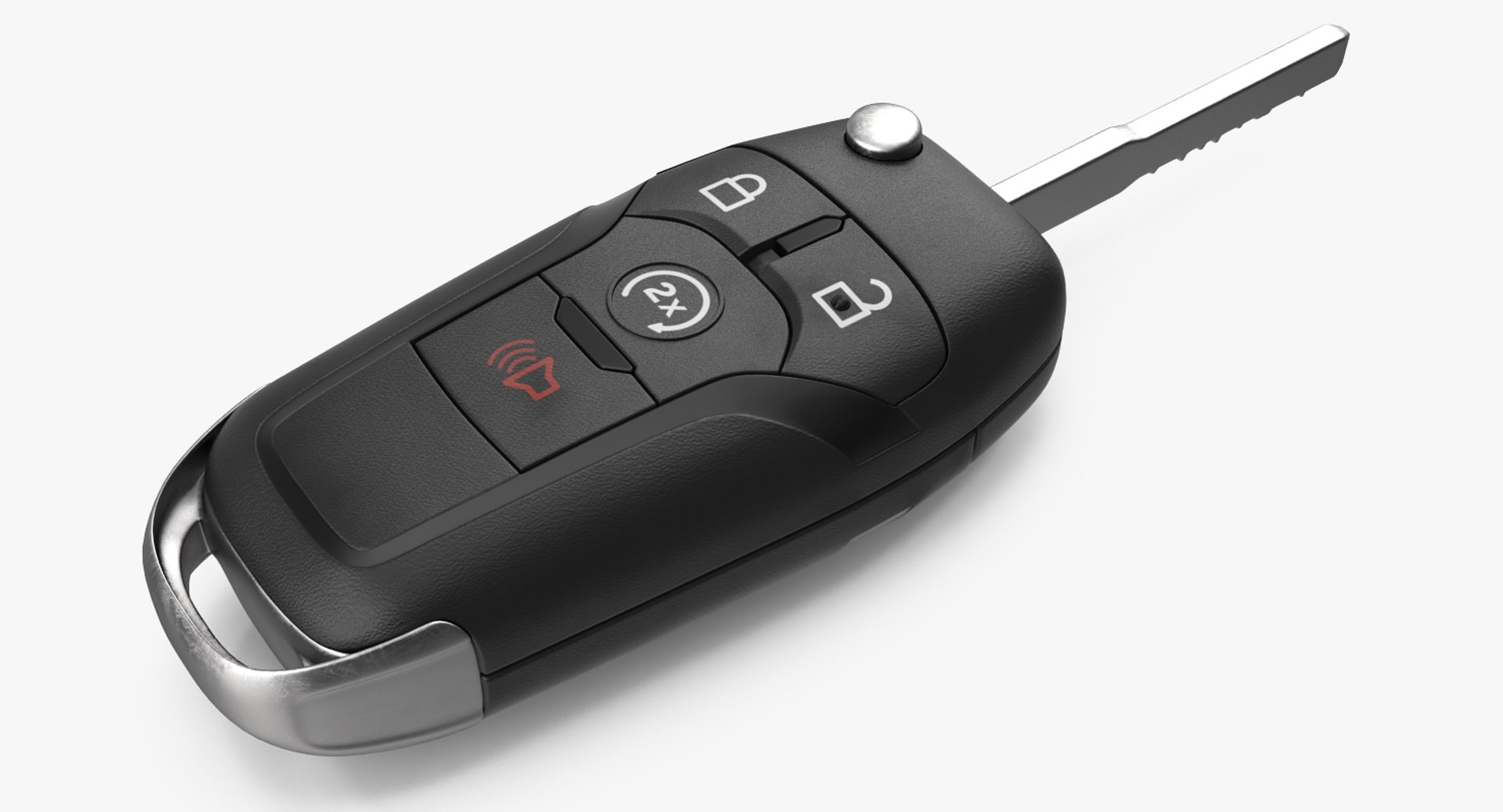 Car flip key 3D model - TurboSquid 1299368