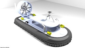 3D hovercraft model