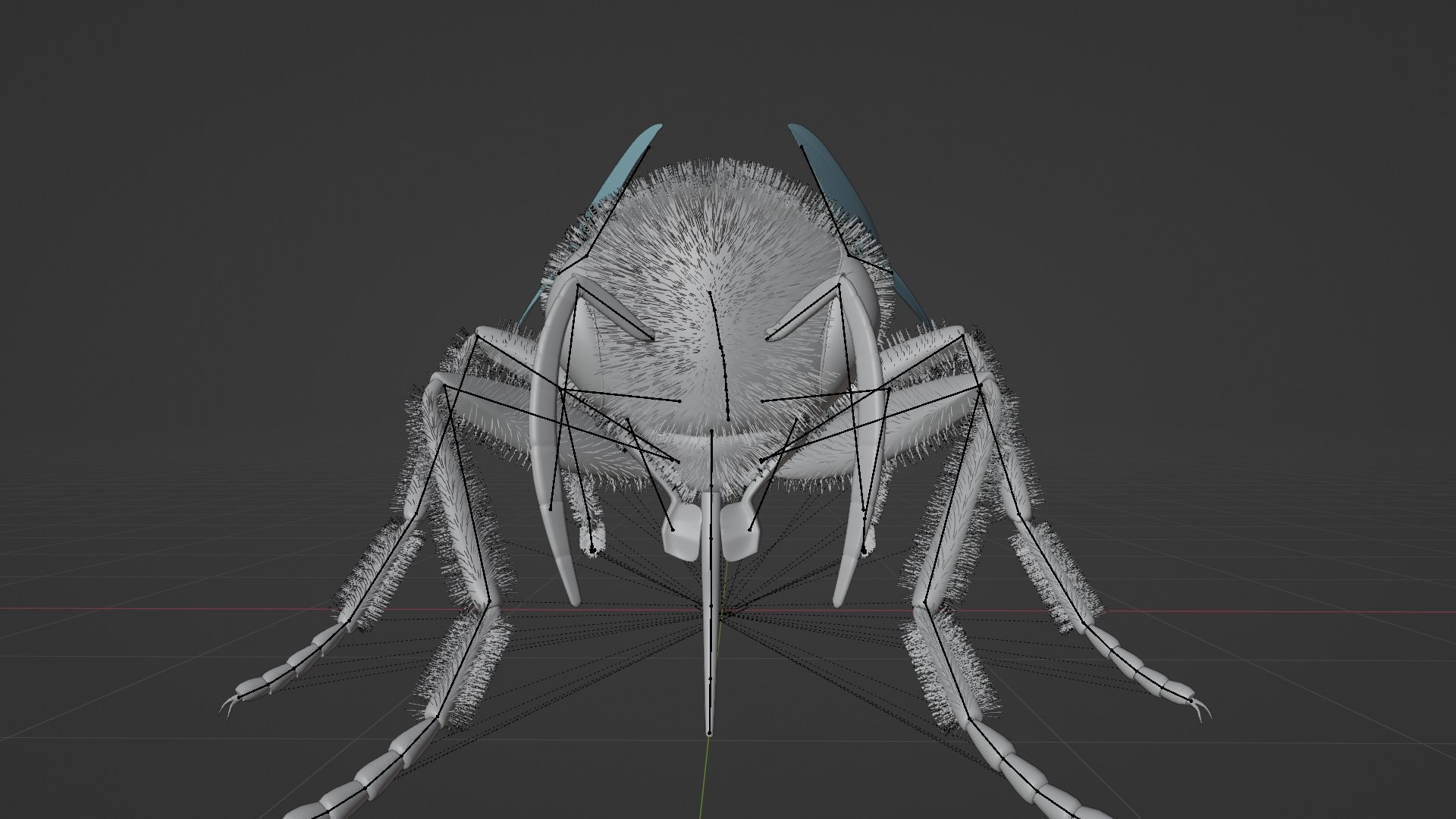 3D Bee - TurboSquid 2048021