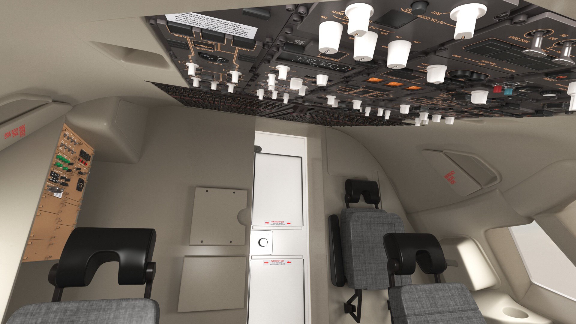 3D boeing 757-200 cockpit 757 model - TurboSquid 1487217