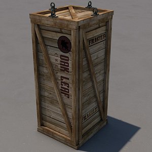 crate 3d model
