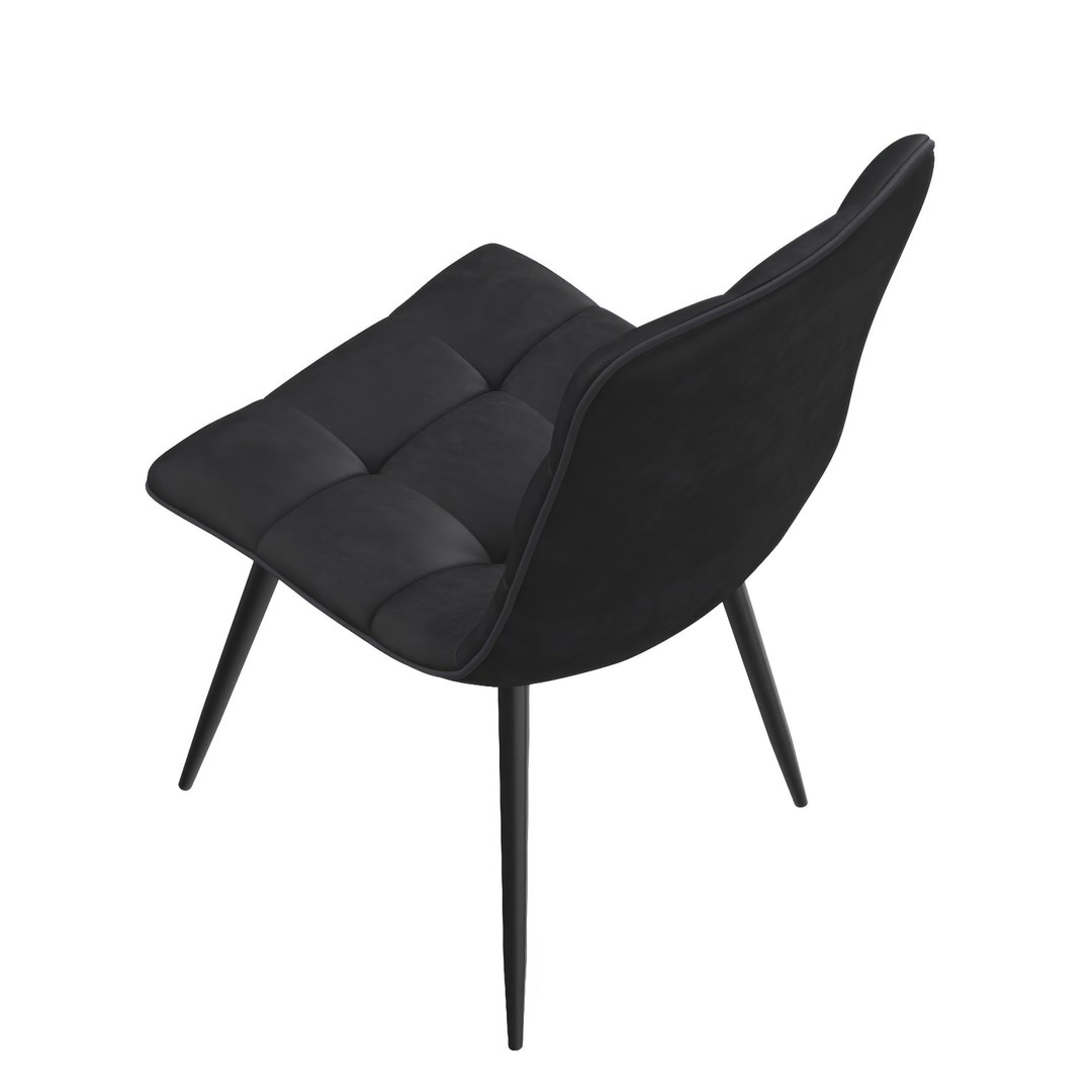 Faux Leather Dining Chairs 3D Model TurboSquid 2120129
