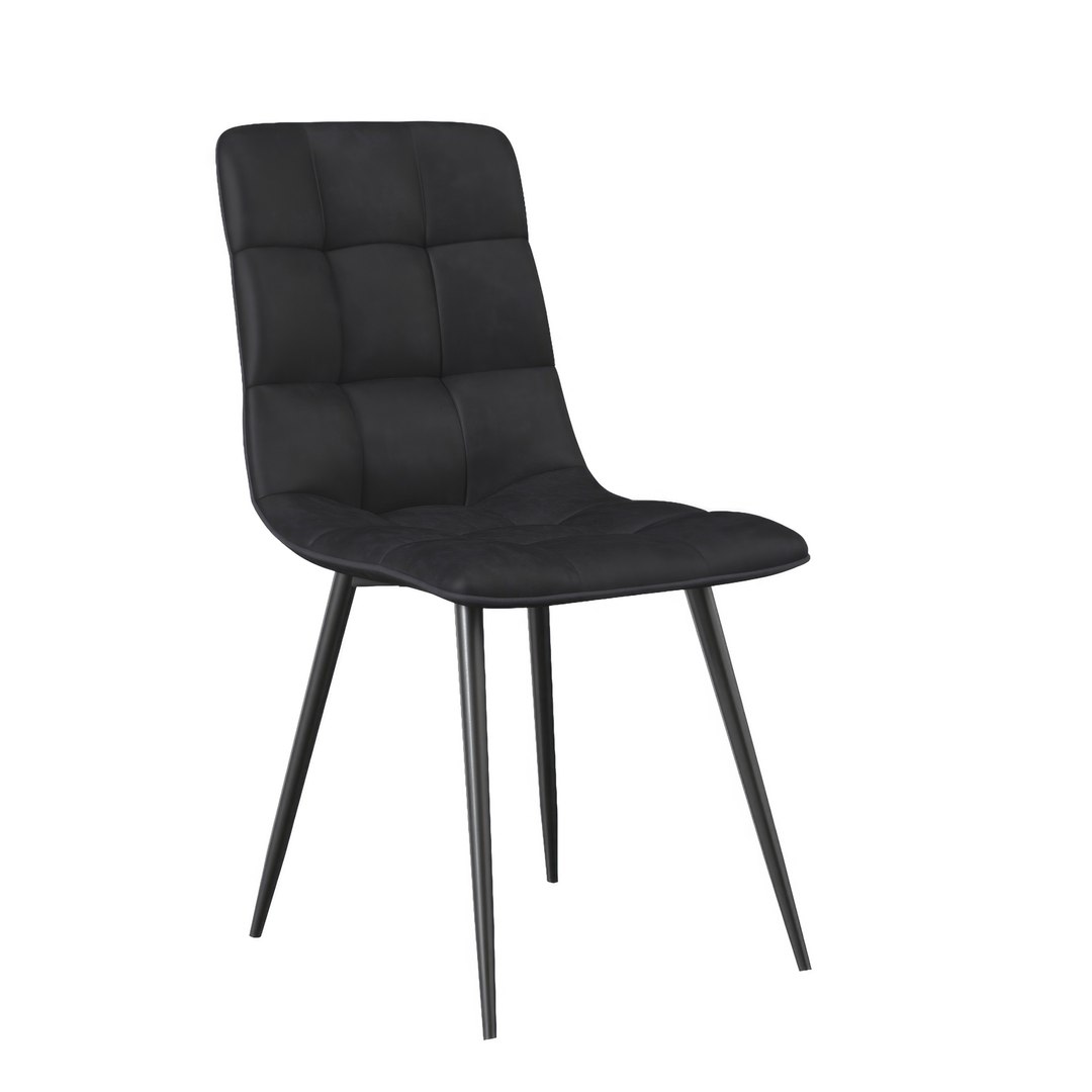 Faux Leather Dining Chairs 3D Model - TurboSquid 2120129