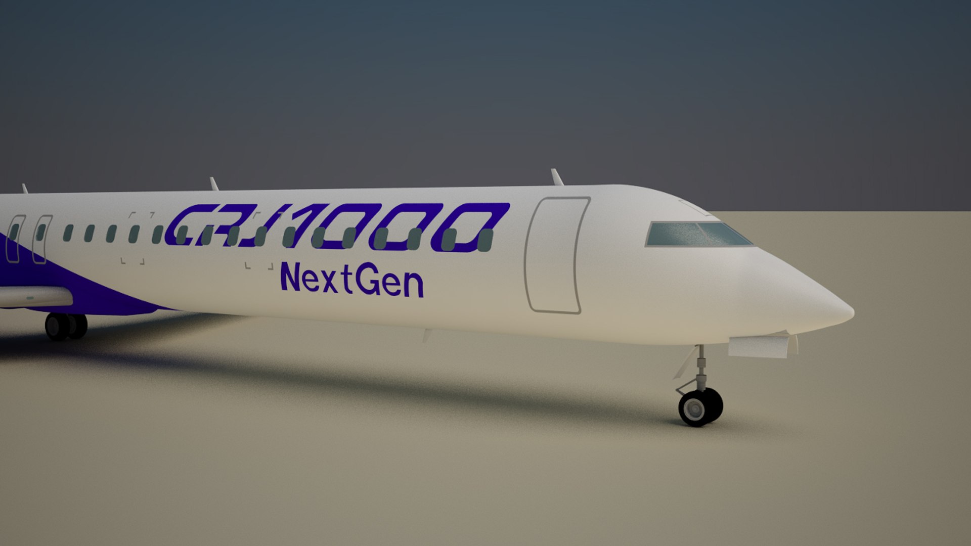 3D Crj 1000 | 1147164 | TurboSquid