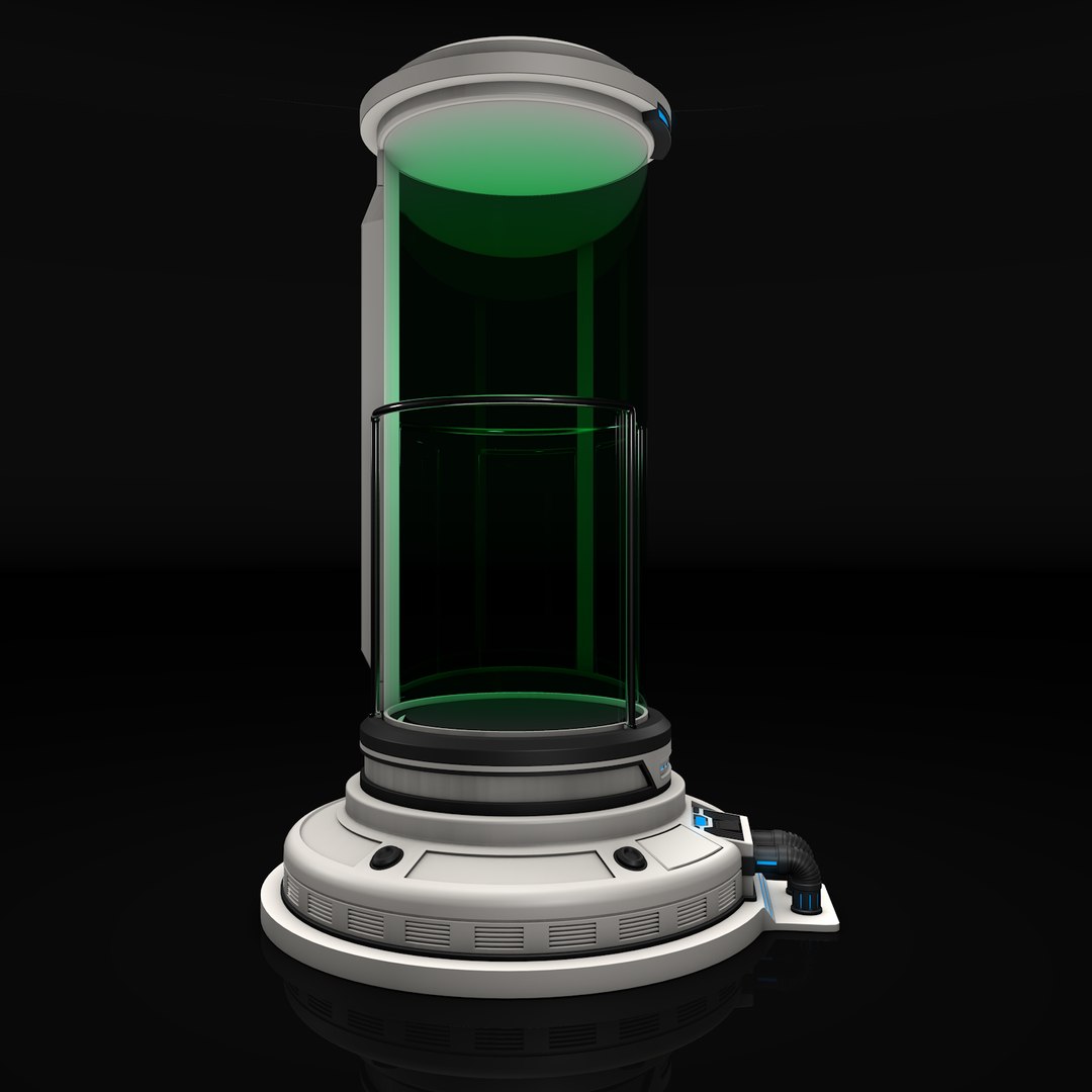 Sci Fi Liquid Container 3D model