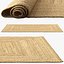 Collection of jute carpets x 18