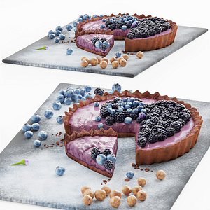 3D model Blueberry Pie