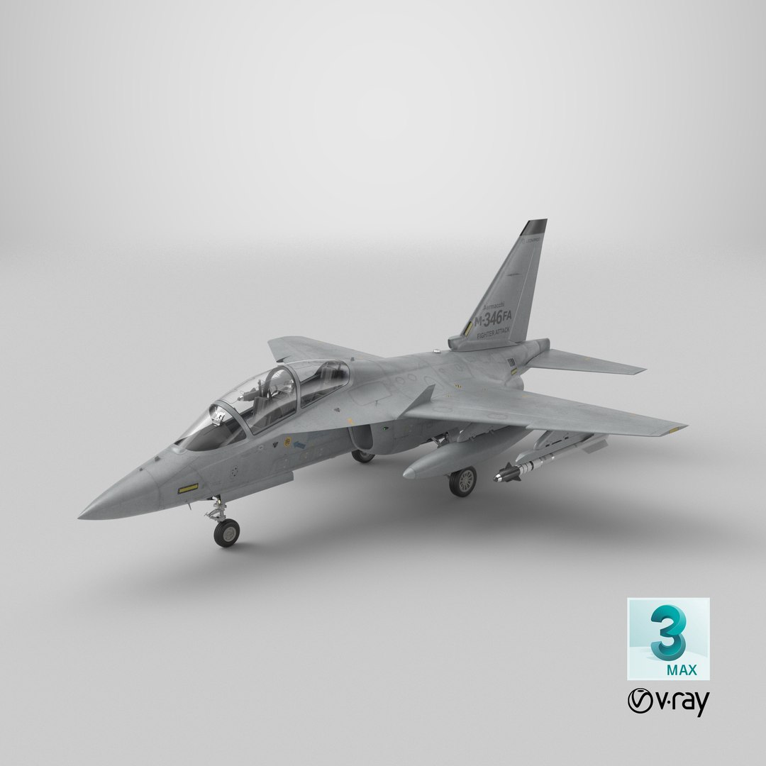 Aermacchi M-346FA Fighter Attack Jet Gray 3D https://p.turbosquid.com/ts-thumb/rO/WRPUGc/PZ/stemcell_max_vray_render/png/1775640208/1920x1080/fit_q87/2c62e1cbb59345d4ae4efeb12cc2422db00f8f1e/stemcell_max_vray_render.jpg