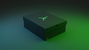 shoe box 3D model