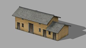3D Chinese Double dwelling 8