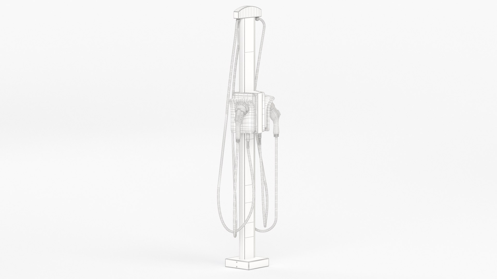 Electric Vehicle Chargepoint Part 03 3D Model - TurboSquid 1744946