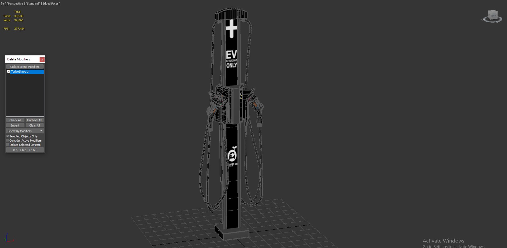 Electric Vehicle Chargepoint Part 03 3D Model - TurboSquid 1744946