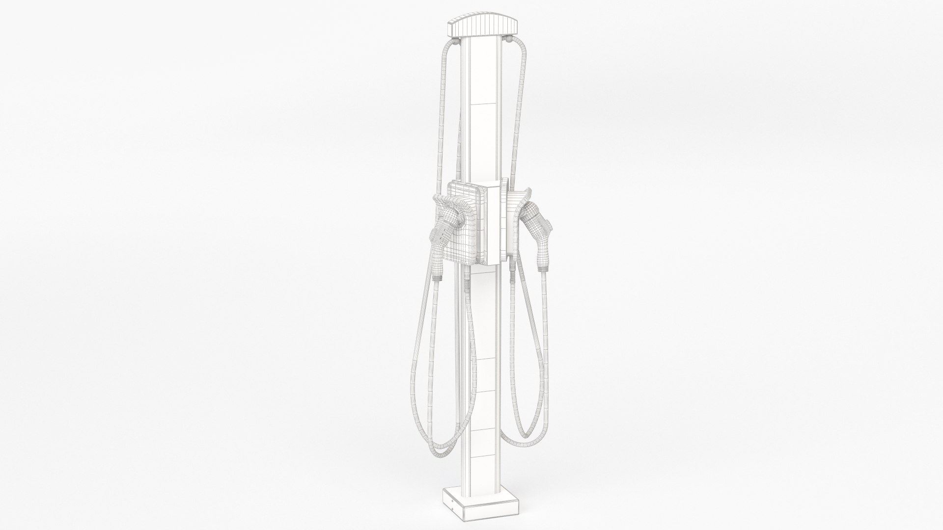 Electric Vehicle Chargepoint Part 03 3D Model - TurboSquid 1744946
