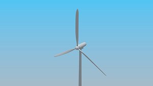 Animated wind turbine