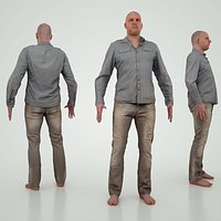 Male Character Jeans