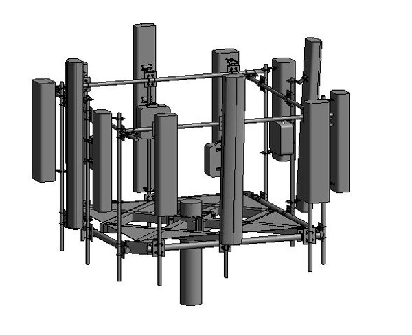 revit family 2016 antenna 3D