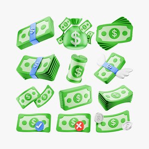 Banknote Dollar Icons Pack