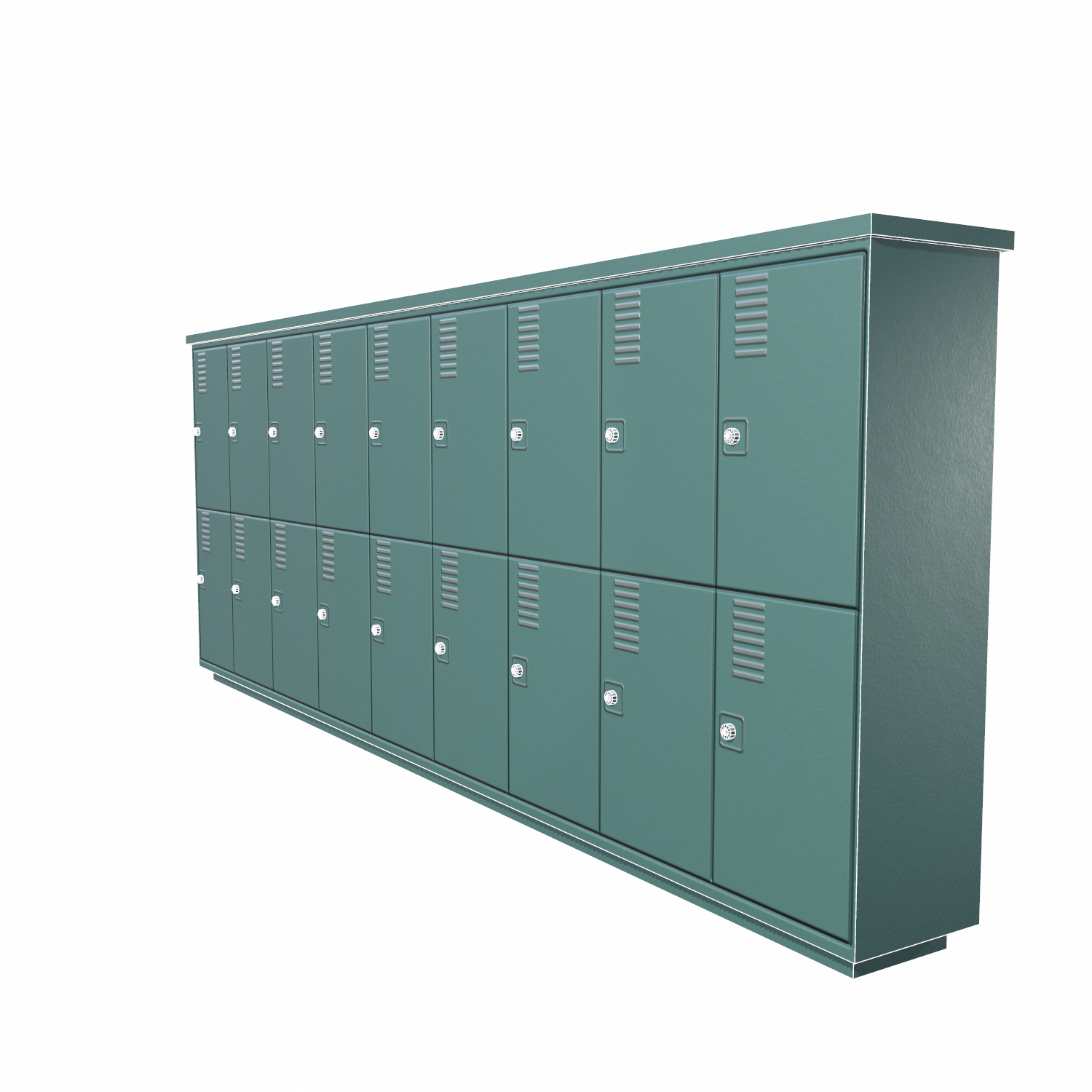 3D locker cabinet01 pbr low-poly - TurboSquid 1587663
