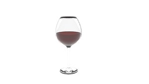 3d model red wine