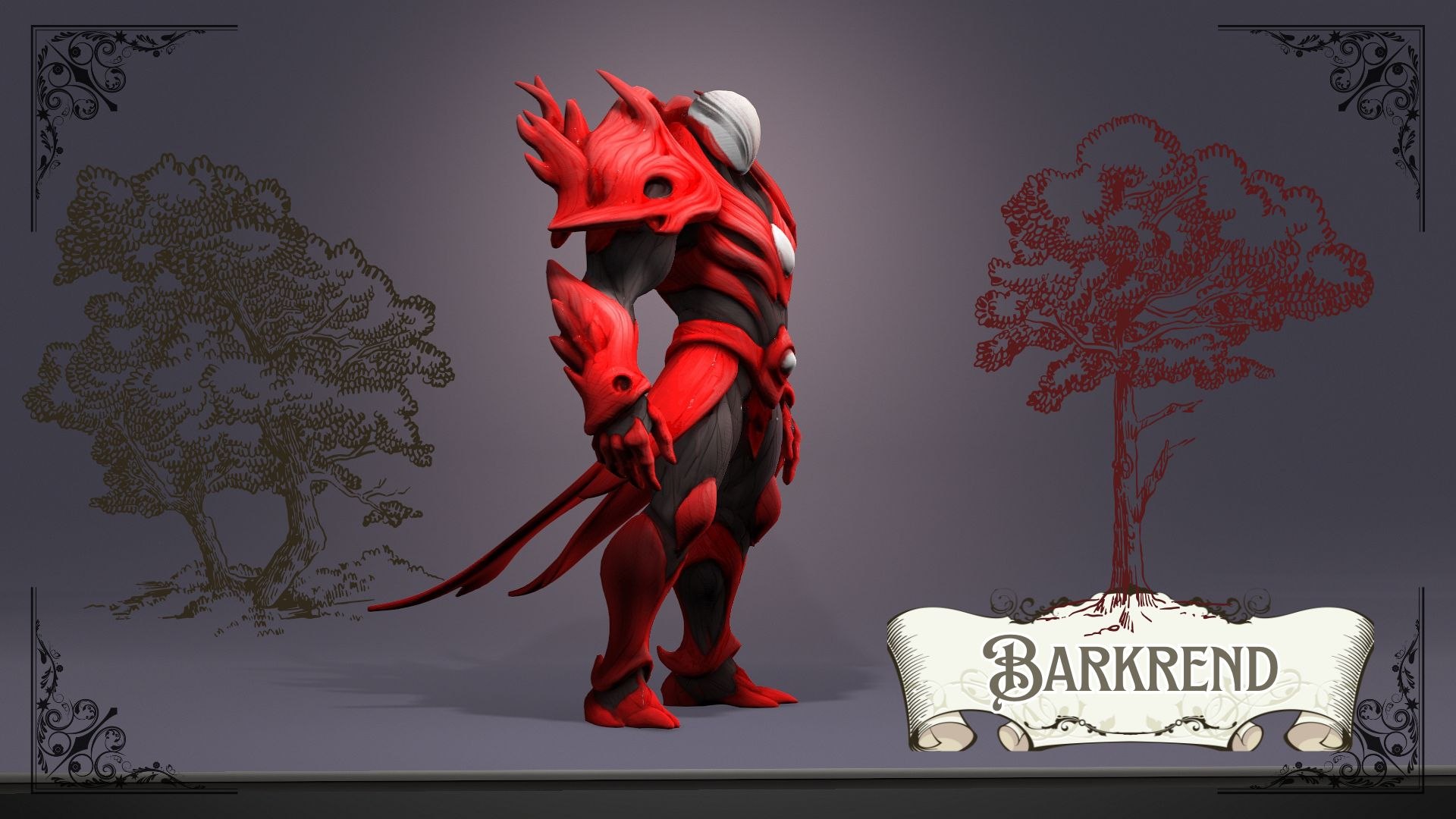 3D Barkrend Golem model https://p.turbosquid.com/ts-thumb/rO/uaB7se/Wp/1/jpg/1775657581/1920x1080/fit_q87/a4c442a2fa16c51438861bf54259a53418ff1a1a/1.jpg