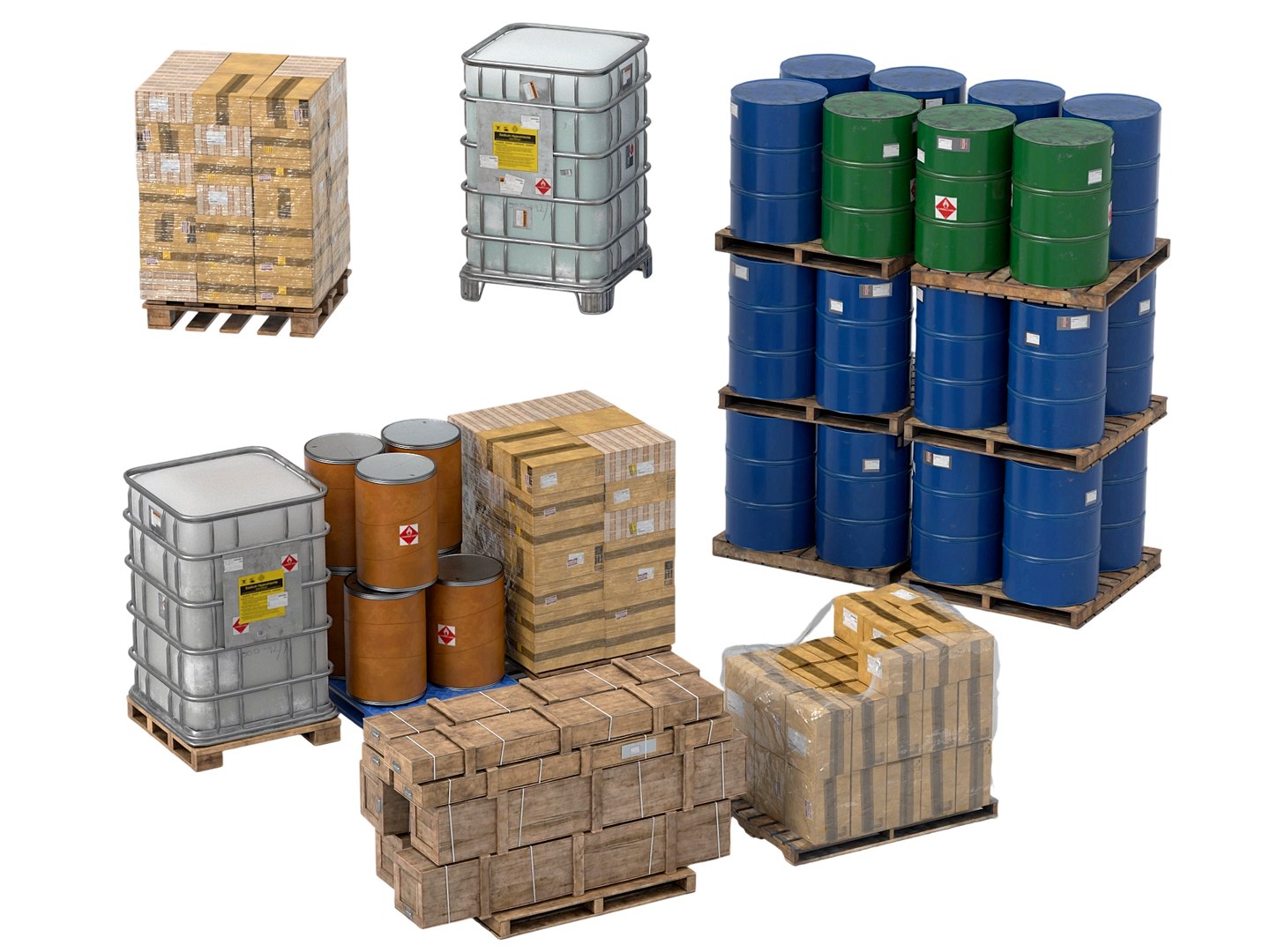 Palletized Industrial Drums and Cargo Packages 3D model https://p.turbosquid.com/ts-thumb/rO/xPcmqn/NG/normal_005/jpg/1792236641/1920x1080/fit_q87/783ddc7485fe0585e5c93e3fd6247870f6039655/normal_005.jpg