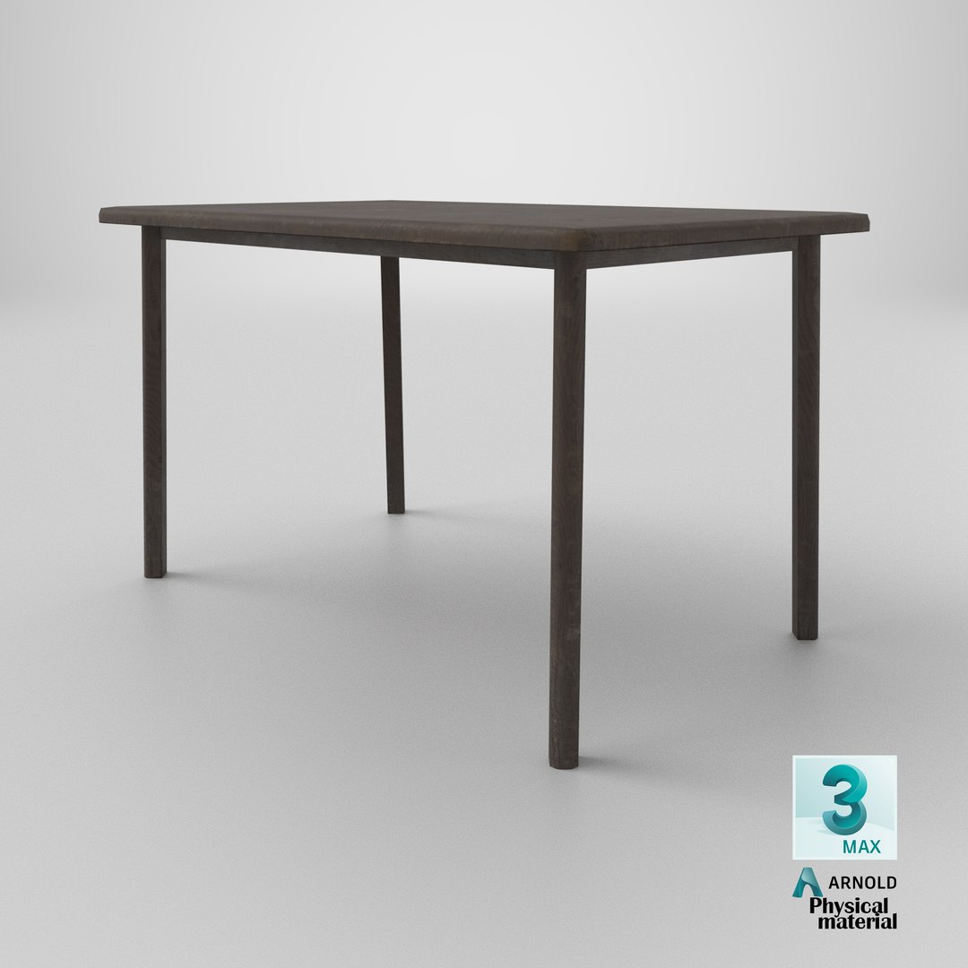 Rectangular Wooden Table - Old and Damaged - Game Ready Low Poly 3D model https://p.turbosquid.com/ts-thumb/rP/03tVv5/HO/stemcell_max_physical_render/png/1782232185/1920x1080/fit_q87/716e1721994e913a65f6f076346e0ce93e414d12/stemcell_max_physical_render.jpg