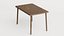 Mesa de madeira retangular antiga LP-MAX