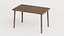 Mesa de madeira retangular antiga LP-MAX