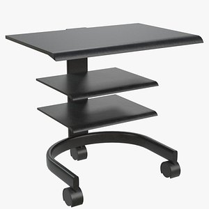 3d model of tv trolley cart 2