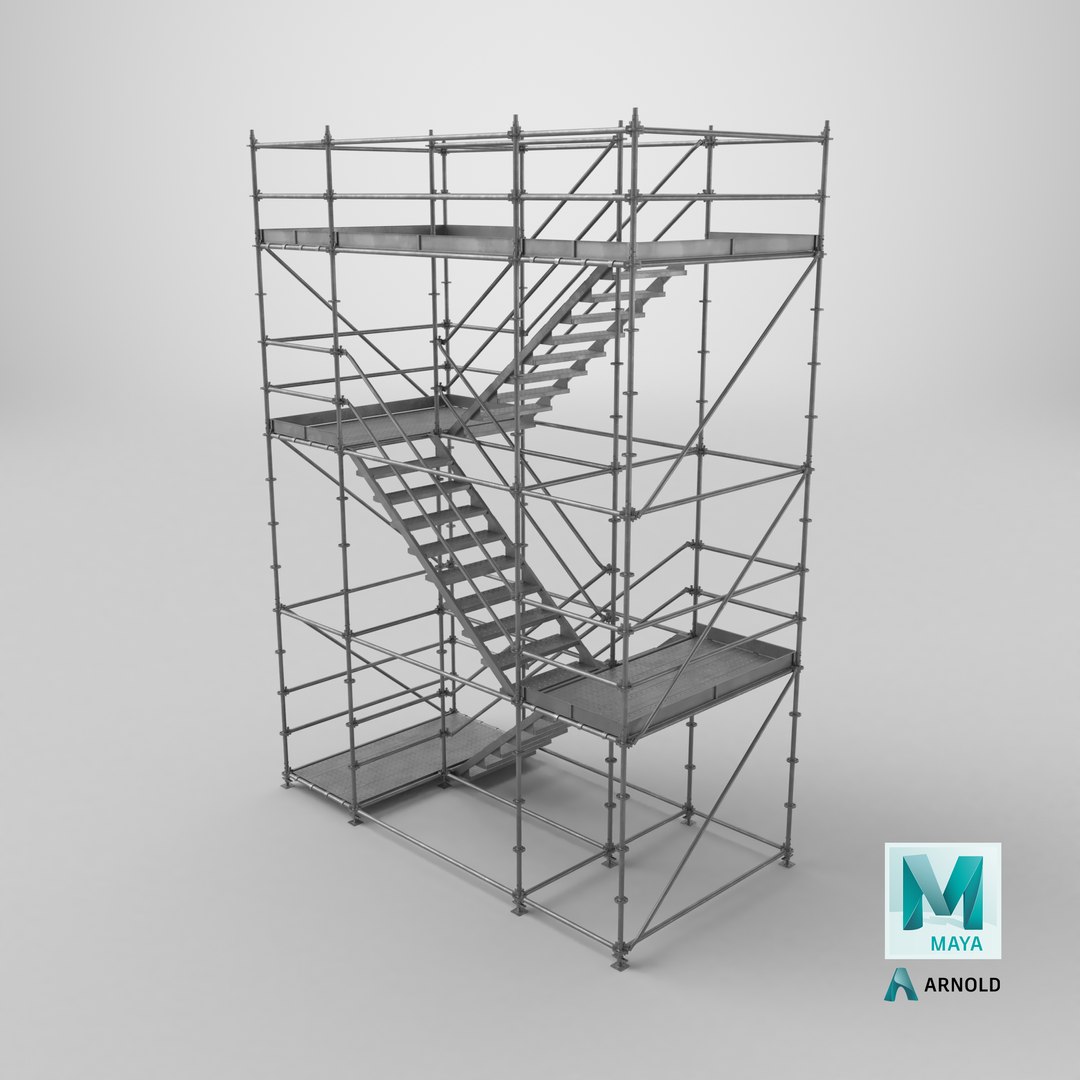 3D Scaffolding Stair Tower model https://p.turbosquid.com/ts-thumb/rP/2yA3iK/0m/stemcell_maya_arnold_render/png/1768248186/1920x1080/fit_q87/7c6c22a6cd0c00ea7abbeb23596cd2fd23d1fde0/stemcell_maya_arnold_render.jpg