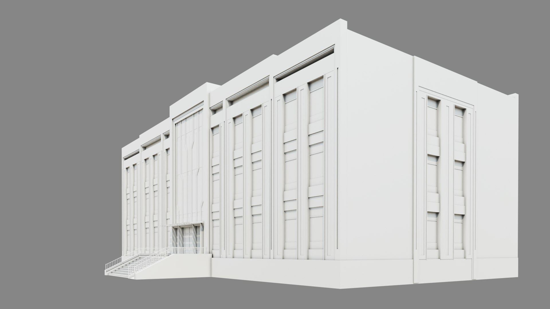 Office Building Model - TurboSquid 2029041