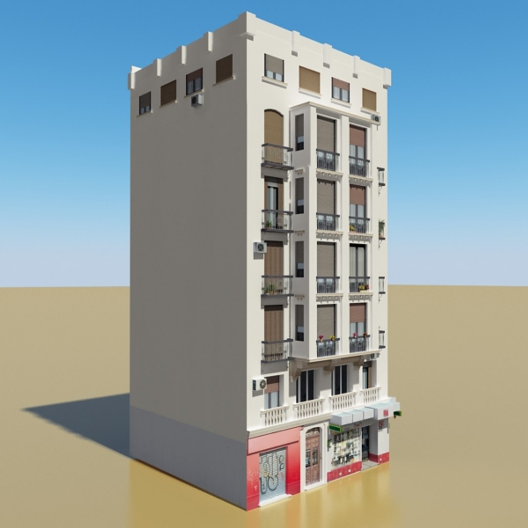 max photorealistic building 21