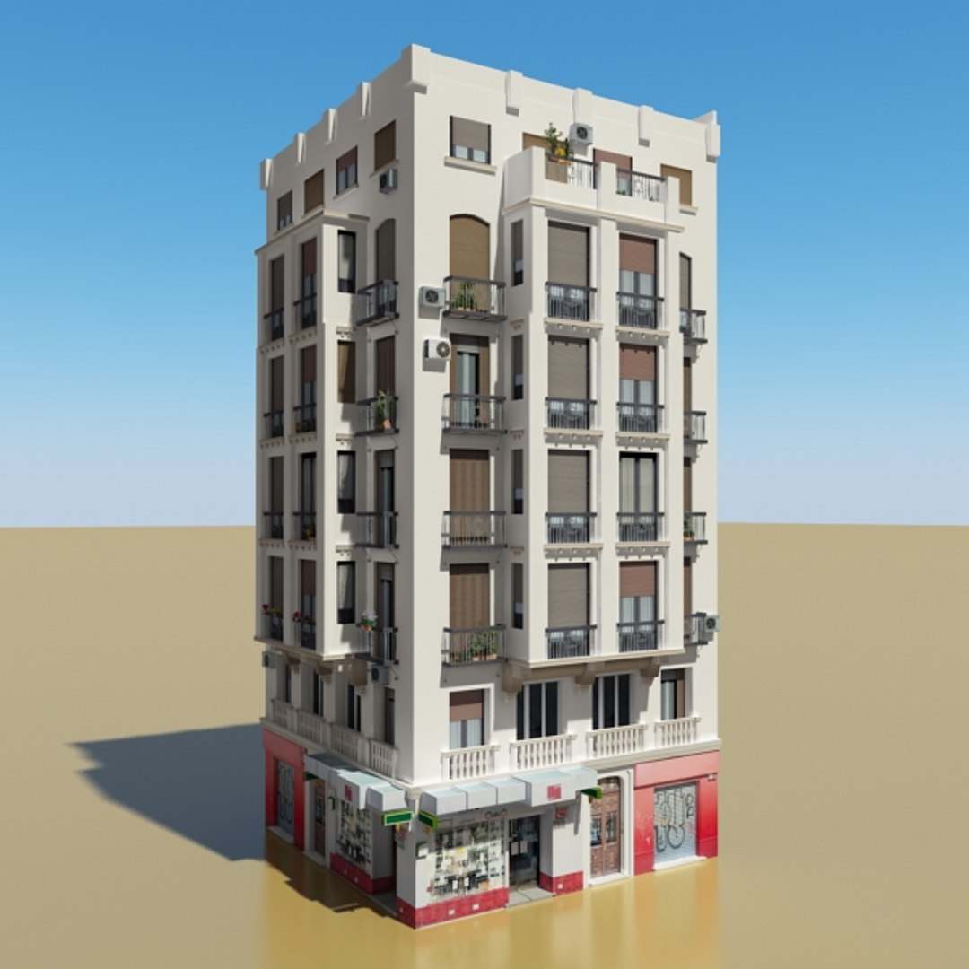 max photorealistic building 21