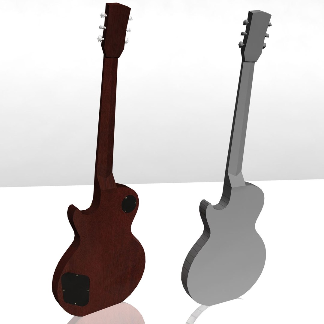 Free Low-poly Gibson Les Paul 3d Model