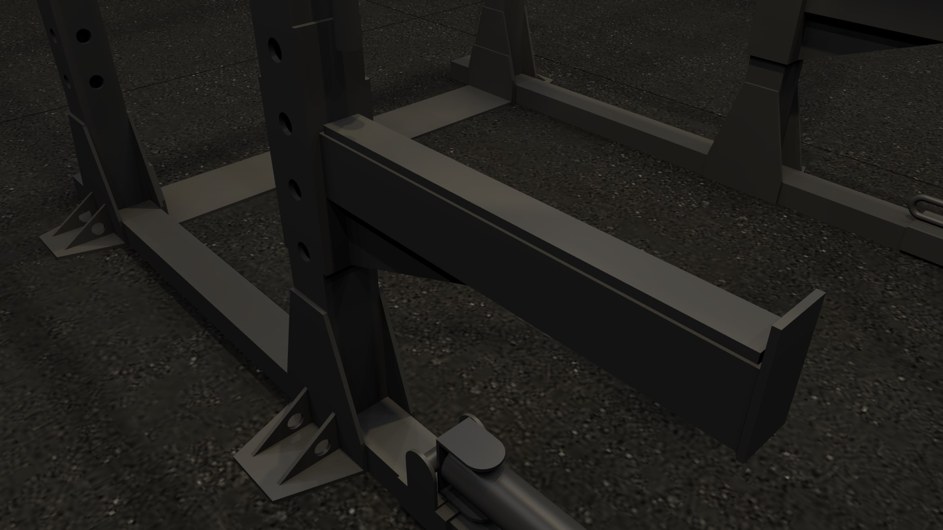 3D Model Fitness Squat-Power Rack - TurboSquid 2344361
