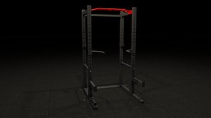 3D model Fitness Squat-Power Rack