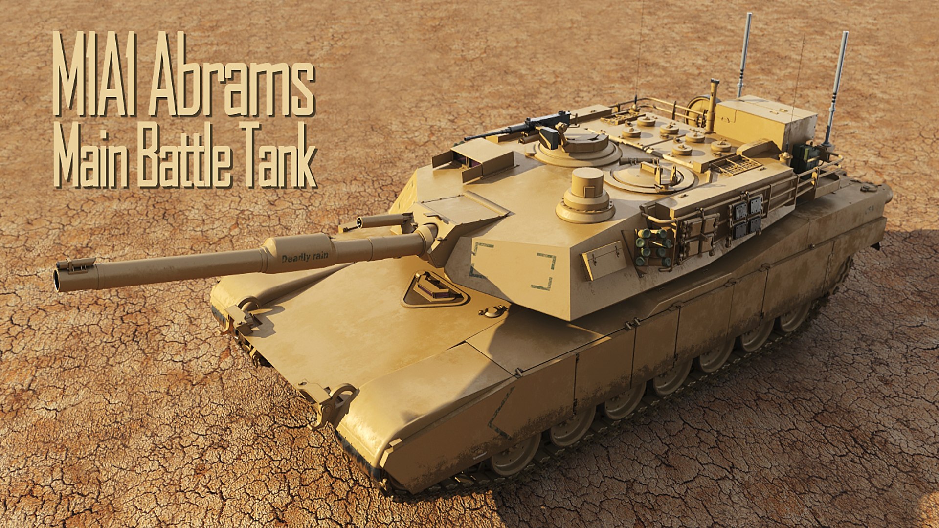 M1a1 Abrams Main Battle Tank Max