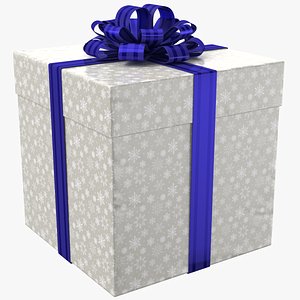 3D real gift box model