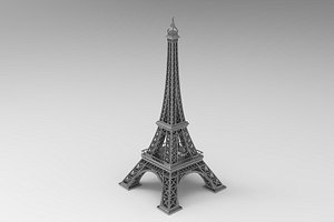 eiffel tower 3D model