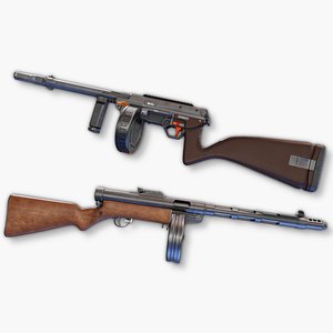 Suomi KP31 3D model