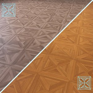 3D Parquet - Laminate - Wooden floor 2 in 1 model