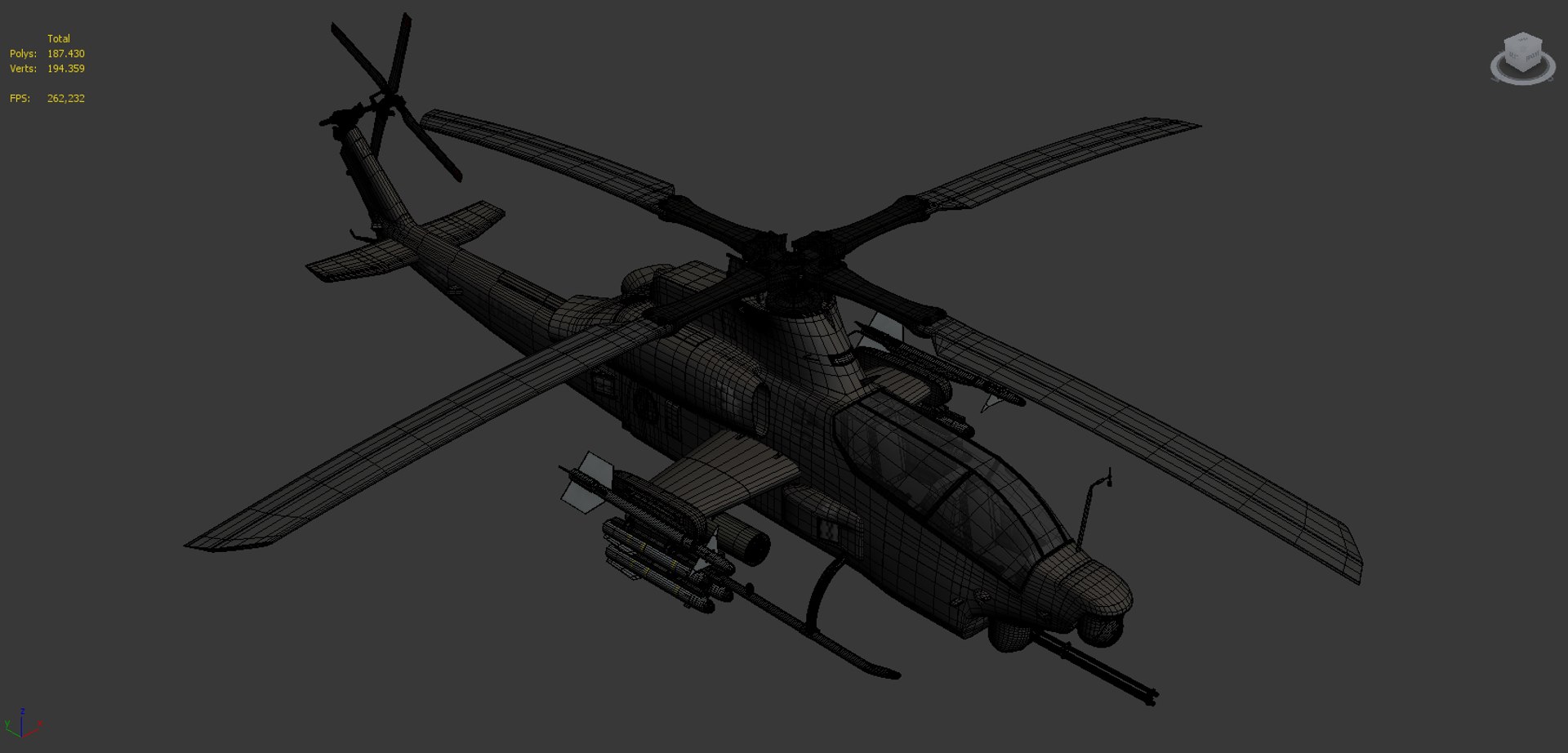 Bell viper helicopter 3D model - TurboSquid 1480993