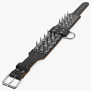 Pets Spike Collar Lying Black