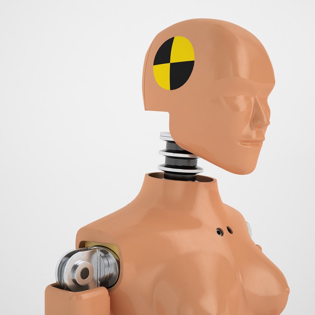 3D Female Car Crash Model - TurboSquid 1280307