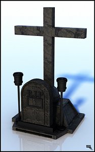 tomb grave obj