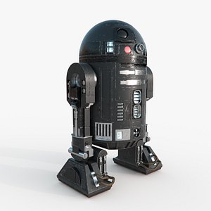 star wars c2-b5 droid 3d obj